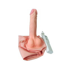 6.3‘’ Bouncy Inflatable Sex Ball with Remote Control Vibrating Realistic Dildo