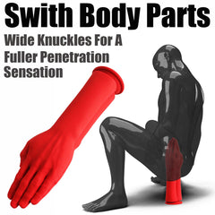 AIMITEX Giant Penis Liquid Silicone Dildo Butt Plug Sex Toy