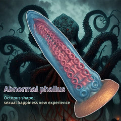 6.69‘’ Ocean Blue Octopus Tentacle Silicone Anal Dilator Fantasy Dildo