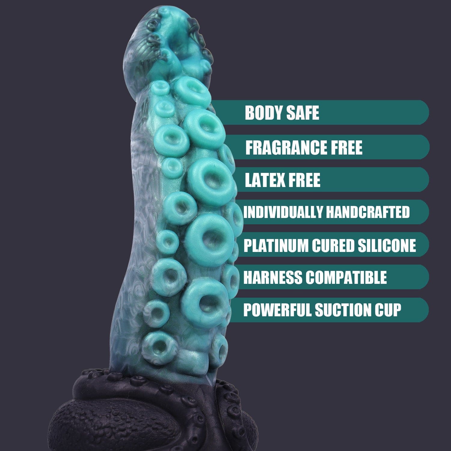 7.48‘’ Octopus Tentacles Colorful Alien Male and Female Masturbator