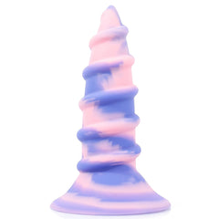 8.86‘’ AIMITEX Gold Silicone Screw Super Thick Penis Butt Plug Anal Sex Toy