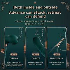 Thor Hammer - Telescopic Sucking Vibrator G-spot Stimulation