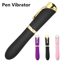 10 Speed Pen-shaped G-spot Vibrating Dildo Magic Massager