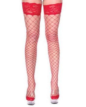 Winnie Fishnet Stockings Black, Red or White